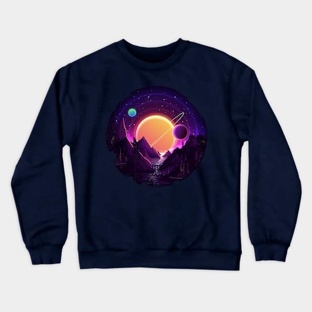 Shadow City Crewneck Sweatshirt by Prok_Art